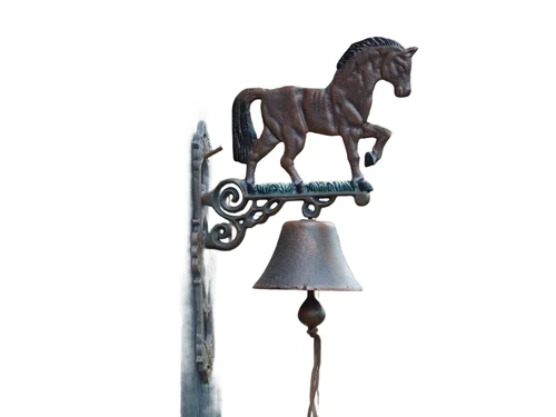 Deurbel Paard - 40 cm - Gietijzer