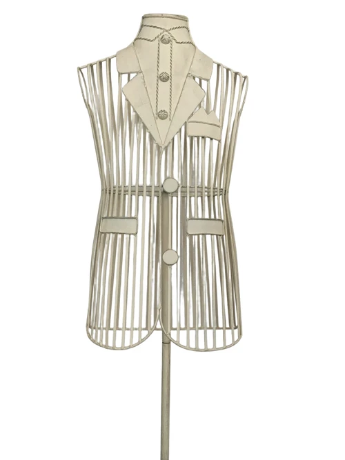 Dressman Bustier – 142 cm – Wrought iron – Antique white