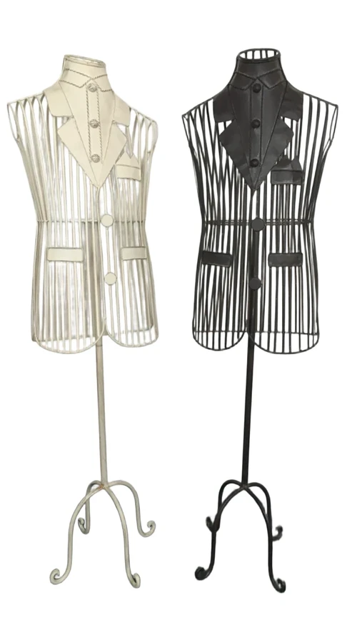 Dressman Bustier – 142 cm – Wrought iron – Antique white
