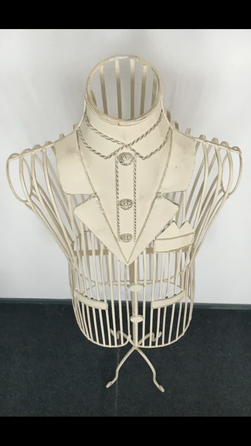 Dressman Bustier – 142 cm – Wrought iron – Antique white