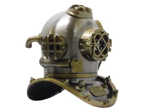 Taucherhelm - 50 cm - United States Navy - Messing