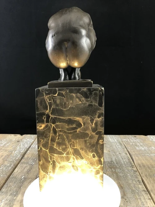 A bronze statue/sculpture of a diving man, ''THE DIVE''