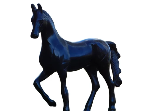 Eenmalig: Beeld Paard - Brons - Vintage