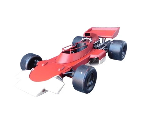 Metall-Modell eines Formel-1-Rennwagens – handgefertigt – Vintage – 33 cm