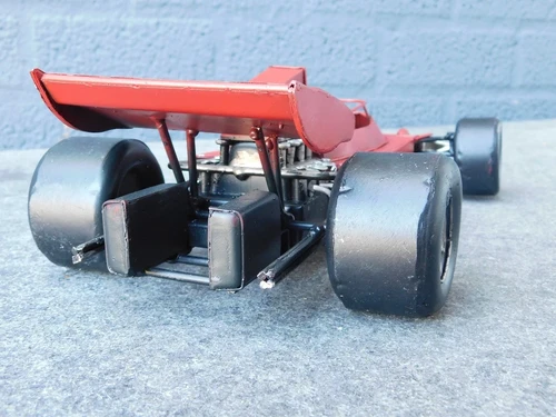 Metall-Modell eines Formel-1-Rennwagens – handgefertigt – Vintage – 33 cm