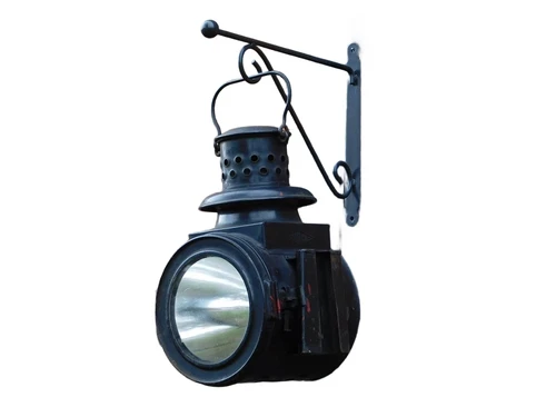 Antique Osmeka - Railway light - Incl. pendant