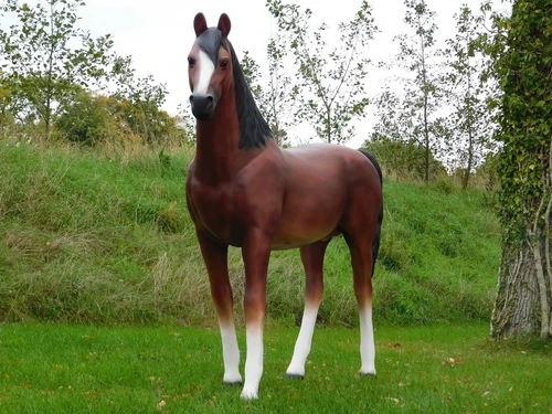 Horse Sculpture XXL - 190 x 220 cm - Polystone