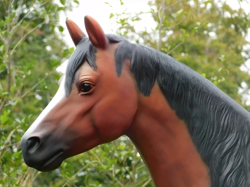 Horse Sculpture XXL - 190 x 220 cm - Polystone