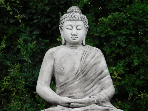 Buddha Statue XXL - 155 cm High | Solid Stone Garden Statue