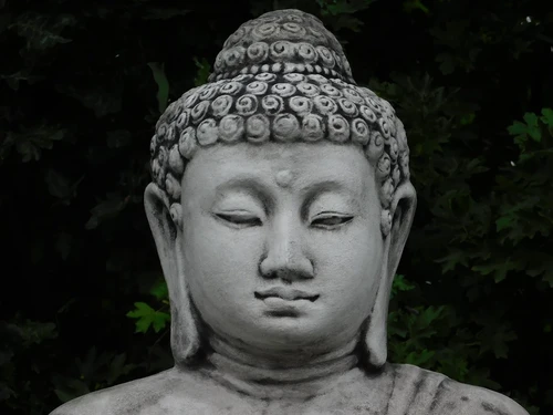 Buddha Statue XXL - 155 cm High | Solid Stone Garden Statue