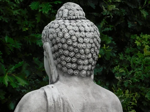 Buddha Statue XXL - 155 cm High | Solid Stone Garden Statue