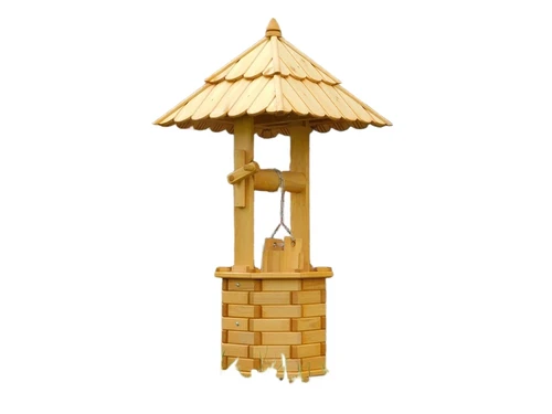 Decorative Water Well - 130 cm - Wood