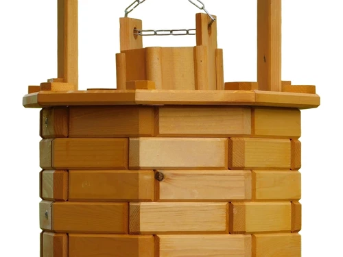 Decorative Water Well - 130 cm - Wood