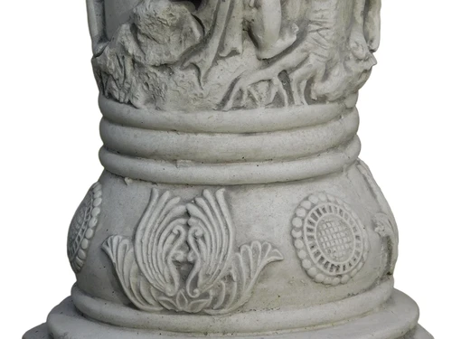 Exclusive Stone Pedestal - Round - 80 cm - Highly Detailed