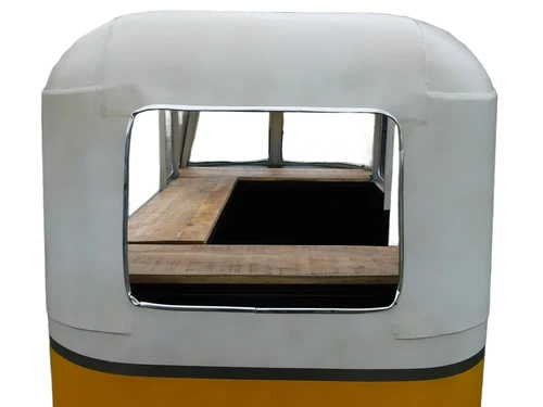 Unique Retro Bus Bar – Large Bar Unit with Wine Rack and Storage Space