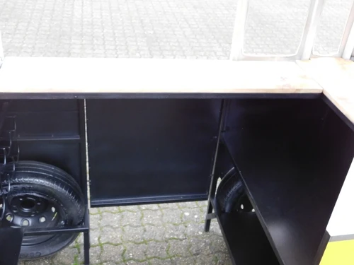 Unique Retro Bus Bar – Large Bar Unit with Wine Rack and Storage Space
