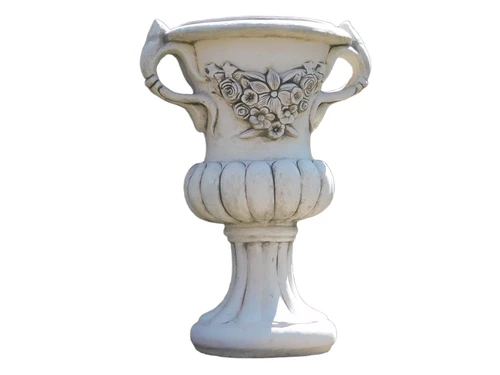 Impressive Garden Vase with Ears - Flower pot - Stone - Garden decoration