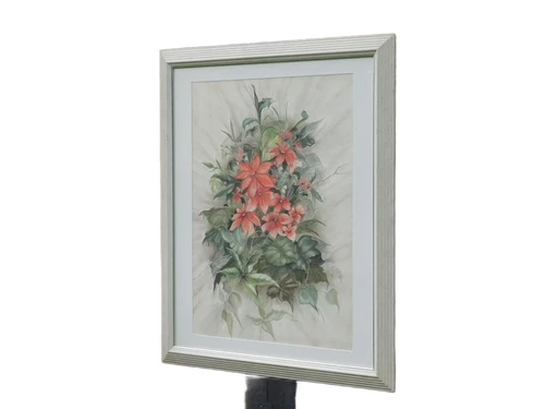 Painting ''Flowers'' - Watercolour - Signed by Dianne
