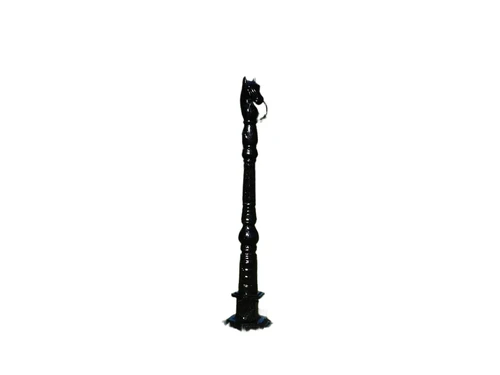 Stand post with horse head - black - cast iron, Last one!
