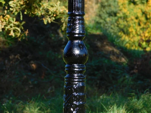 Stand post with horse head - black - cast iron, Last one!