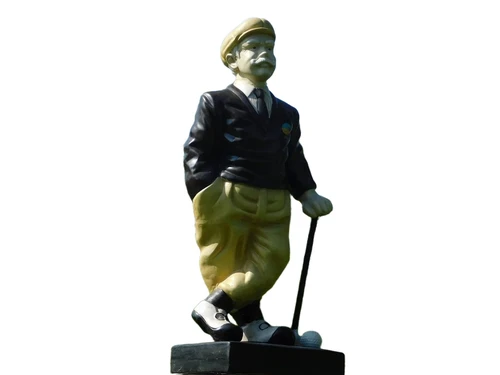 Vintage statue Golfer - 75 cm - Terracotta - one-off delivery!