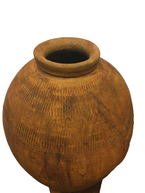 Indonesian rice-water-jug, unique piece of top design!!