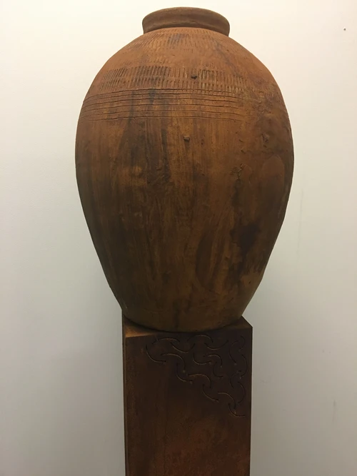 Indonesian rice-water-jug, unique piece of top design!!