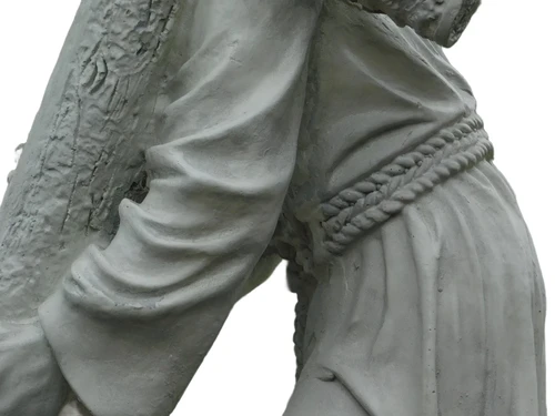 Beeld Jezus met Kruis XL - 70 cm - Polystone