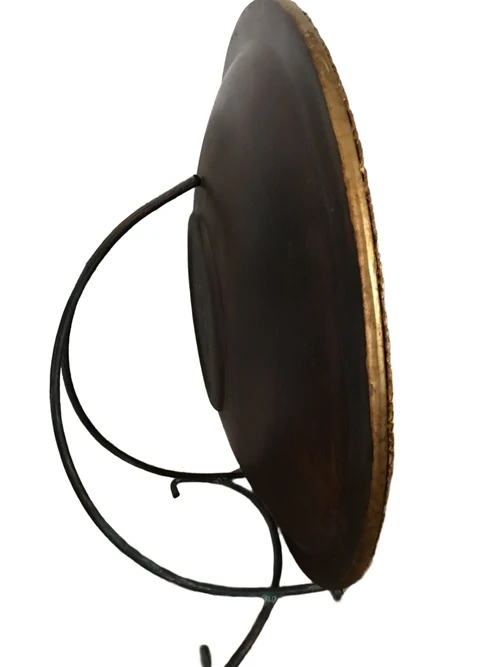 Beautiful Azeatic pottery bowl on stand, very special