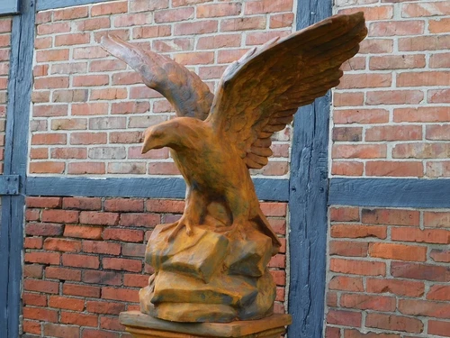 Großer Adler - Oxid - Massivstein