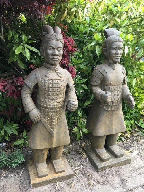 Prachtige set beelden van Japanse Krijgers