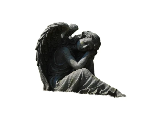 Sleeping angel - XL - polystone