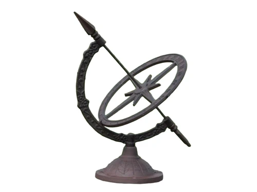 Standing Cast Iron Sundial - 40 cm