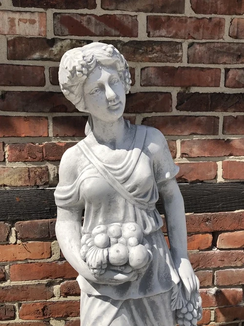 Vier Jaargetijden - Tuinbeelden - Steen - Set van 4 Stuks