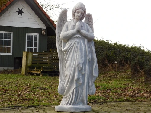 Beeld Biddende Engel - 100 cm - Steen
