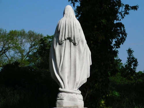 Marienstatue - 68 cm - Stein
