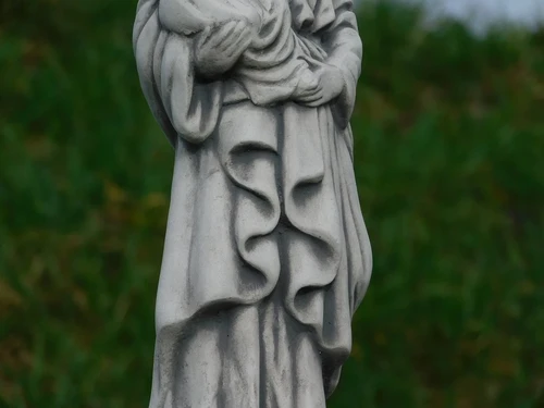 Statue Mary with Child - 42 cm - Stone