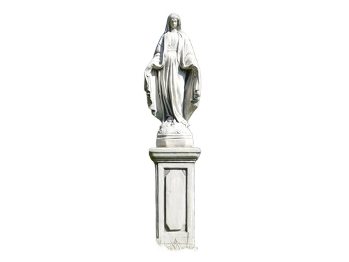 Beeld Maria op Sokkel - 125 cm - Steen