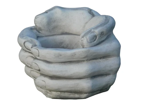 Flowerpot of Hands - Stone - Gardendeco