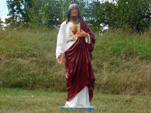 Sacred Heart Statue of Jesus XL - 113 cm - Polystone