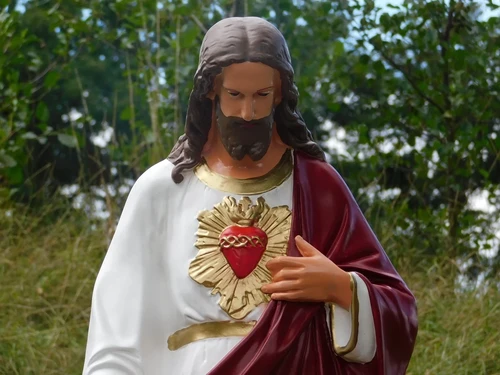 Sacred Heart Statue of Jesus XL - 113 cm - Polystone