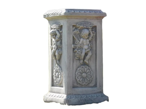 Pedestal with Angels - 63 cm - Stone