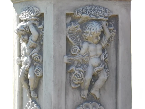 Pedestal with Angels - 63 cm - Stone
