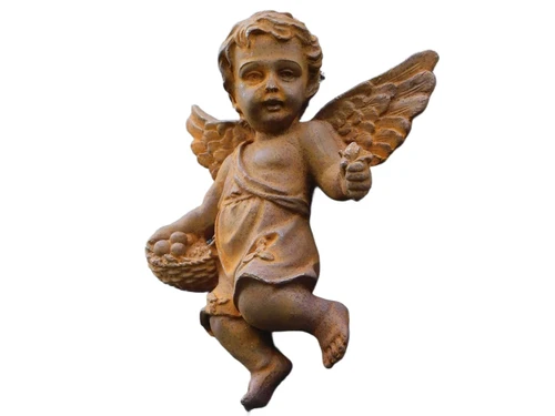 Wall Angel - Cast iron - Oxide