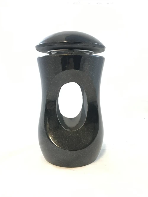 Last one: A grave lantern / grave lamp - Made entirely of Granite