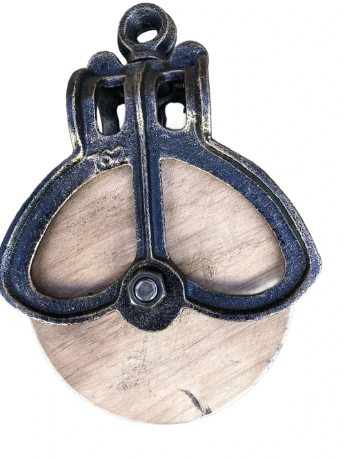 Cast Iron Pully wheel, metal running wheel - pulley, hanger, beautiful
