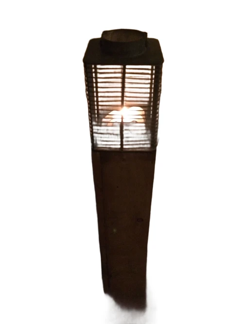 Scaffolding wooden robust column 1 meter high