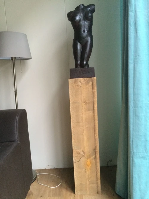 Scaffolding wooden robust column 1 meter high