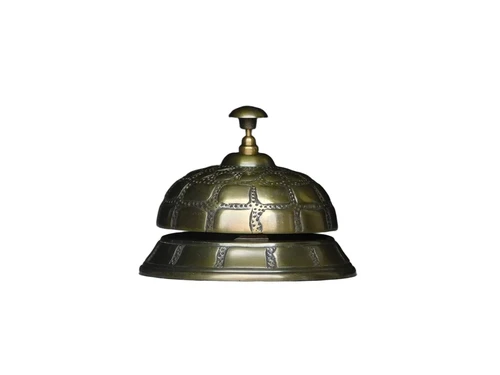 Hotel bell - alu - brown brass