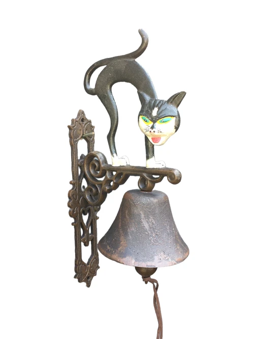 Deurbel ''Kat'' - gietijzer